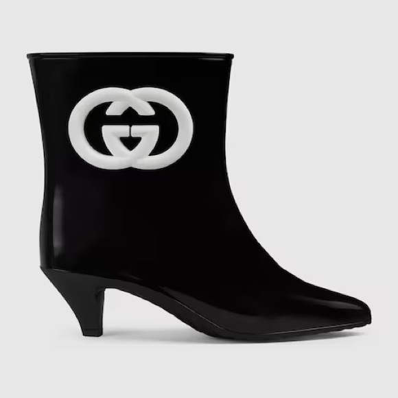 Gucci WOMEN'S ANKLE BOOT WITH INTERLOCKING G - Picture 7 of 7